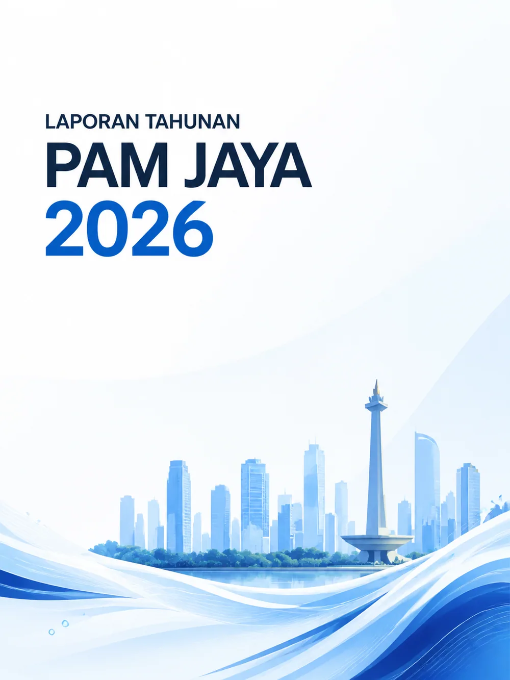 Sampul Laporan Tahunan PAM JAYA 2026